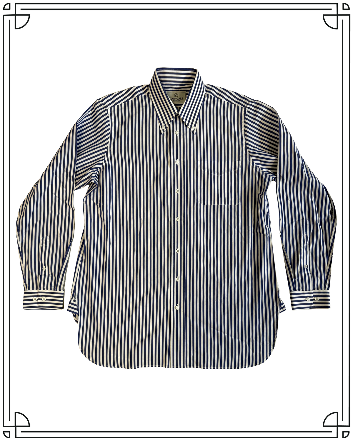 Sample Striped Button Down Shirt Size 15.5