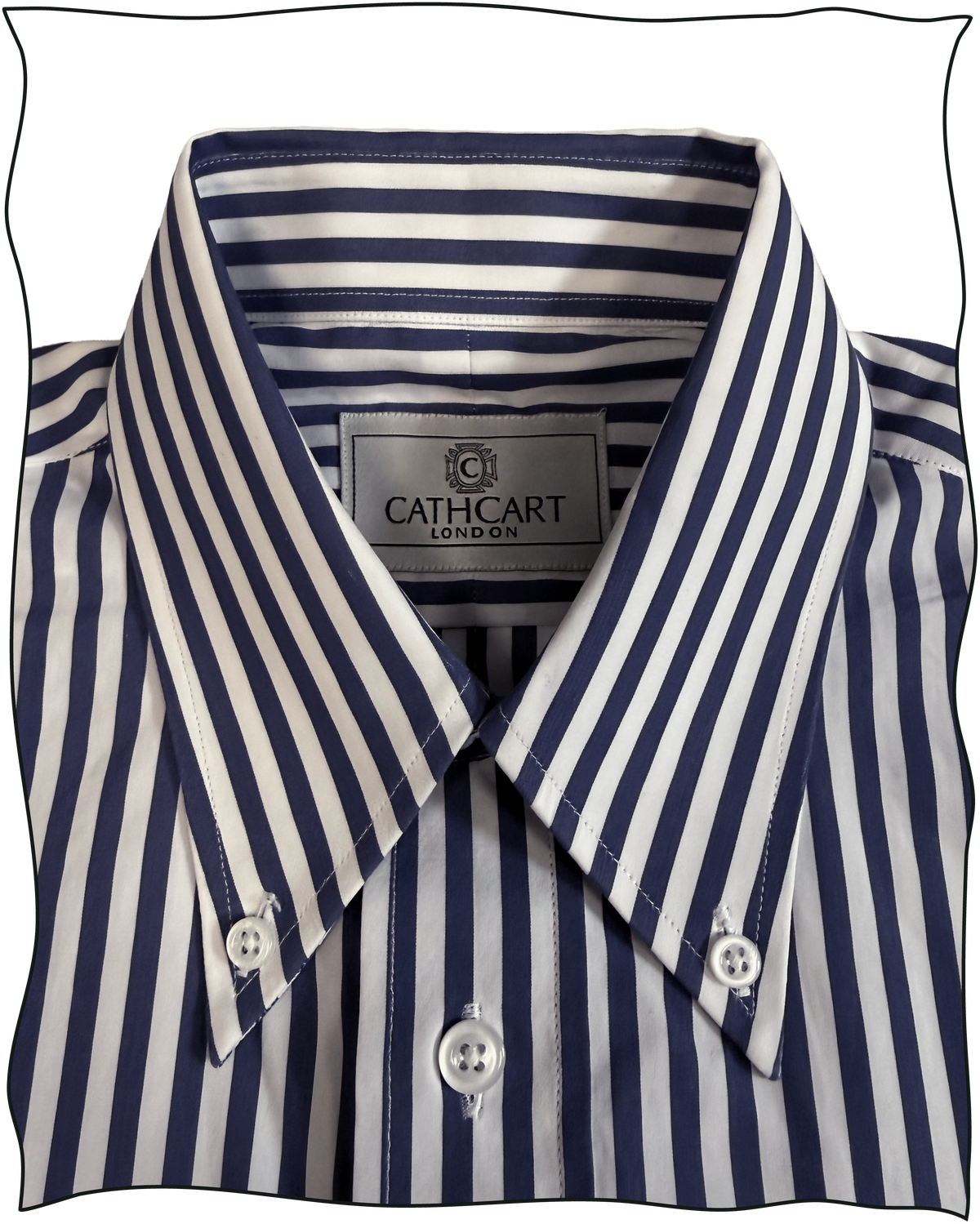 Sample Striped Button Down Shirt Size 15.5
