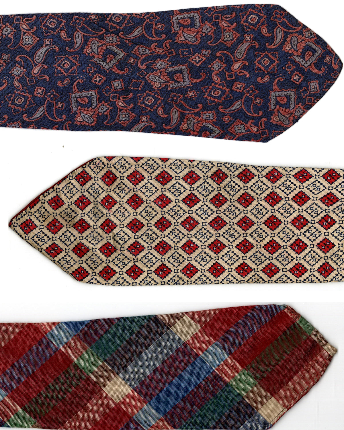 Vintage British Ties x3  SL – T69