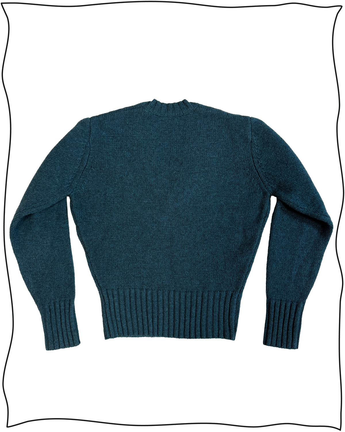 Sample Teal V-Neck Jumper Size L