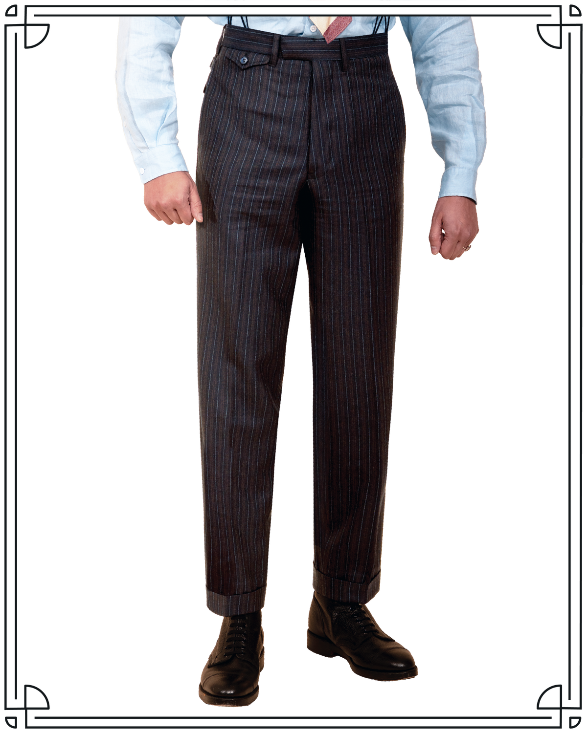 Multistripe Vanderbilt Trousers