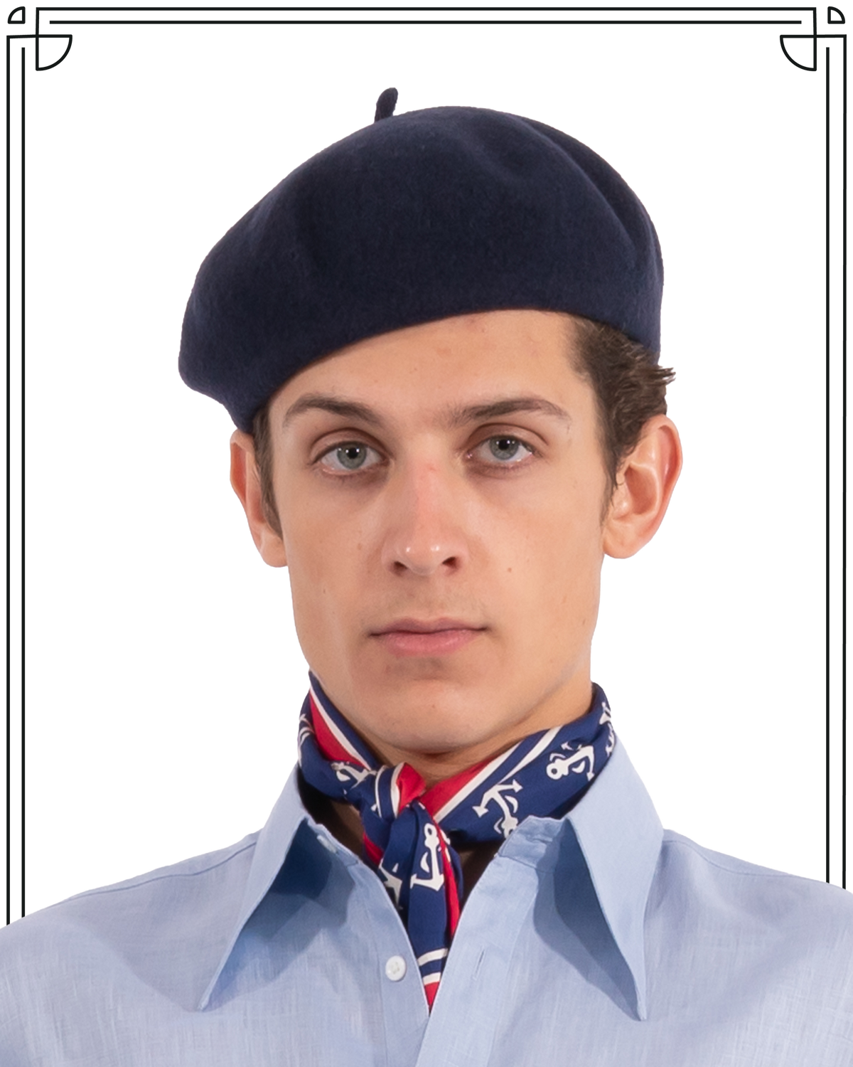 Sample Navy Beret Size S/M