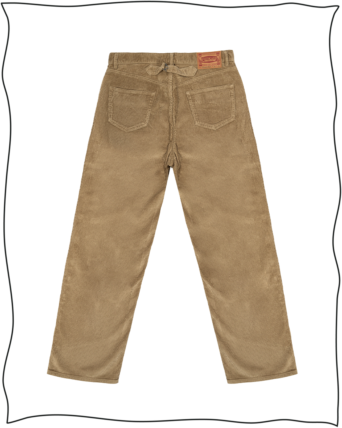 Sample Tan Corduroy Brakeman Jeans Size 32