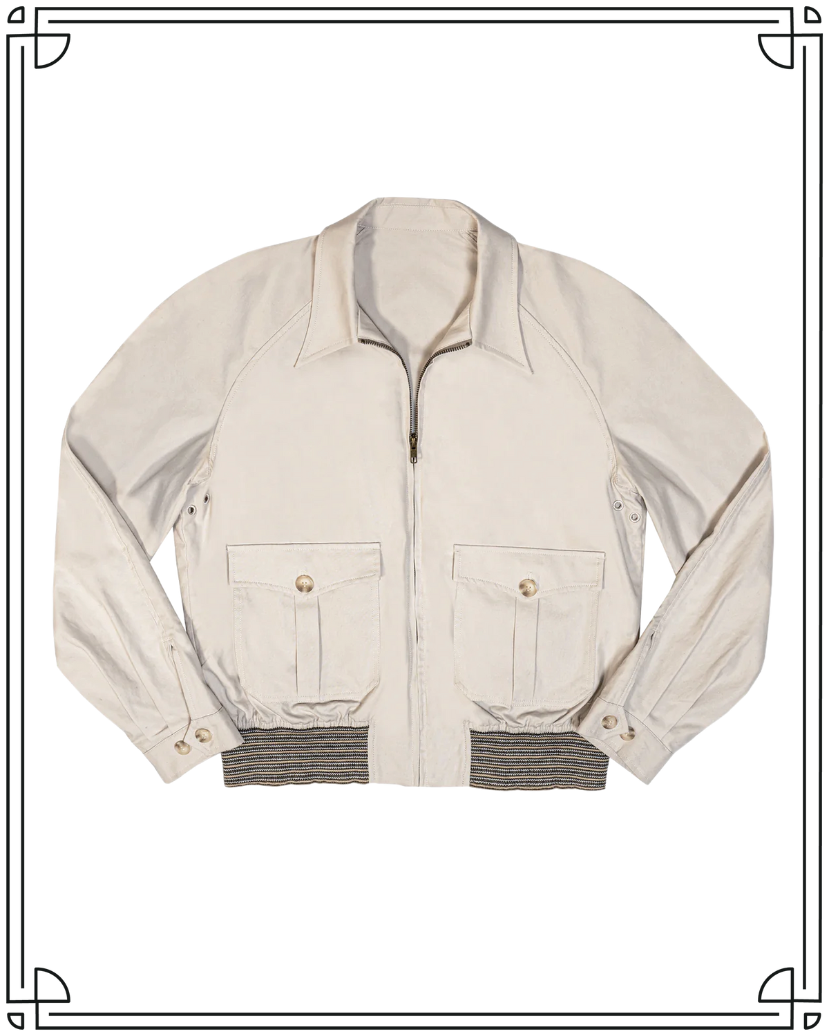 Sample Cream Poplin Brookland Jacket Size 44