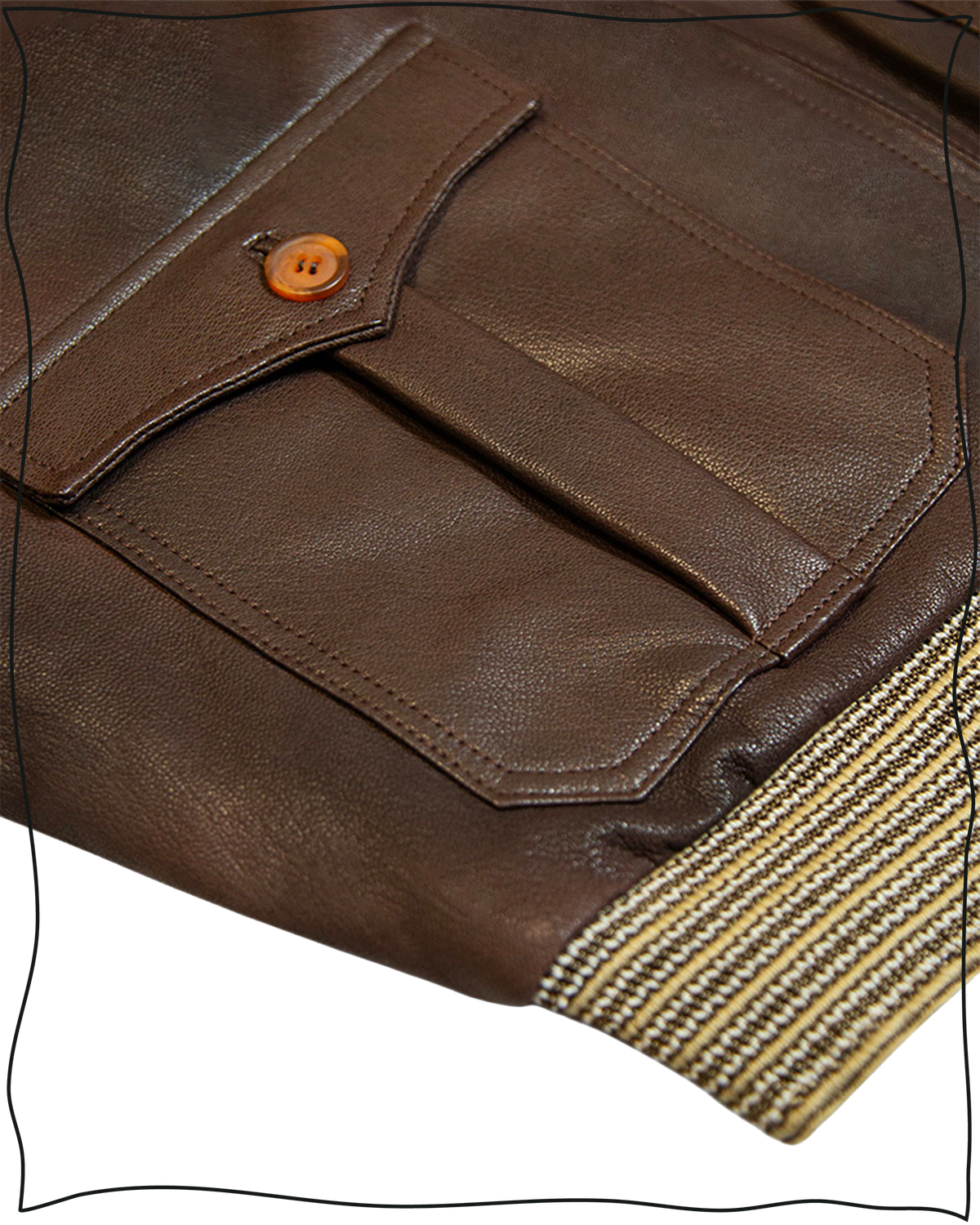 Sample Leather Brookland Jacket Size 40