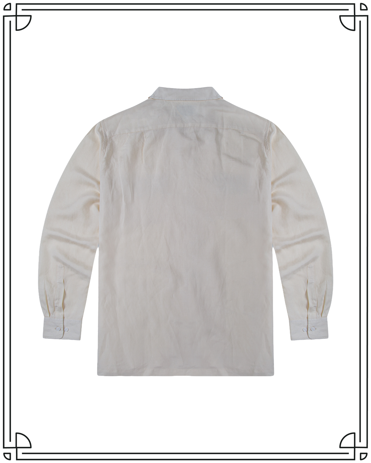 Sample Cream Camp Shirt Size 17