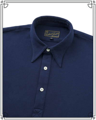 Navy Long Sleeve Polo