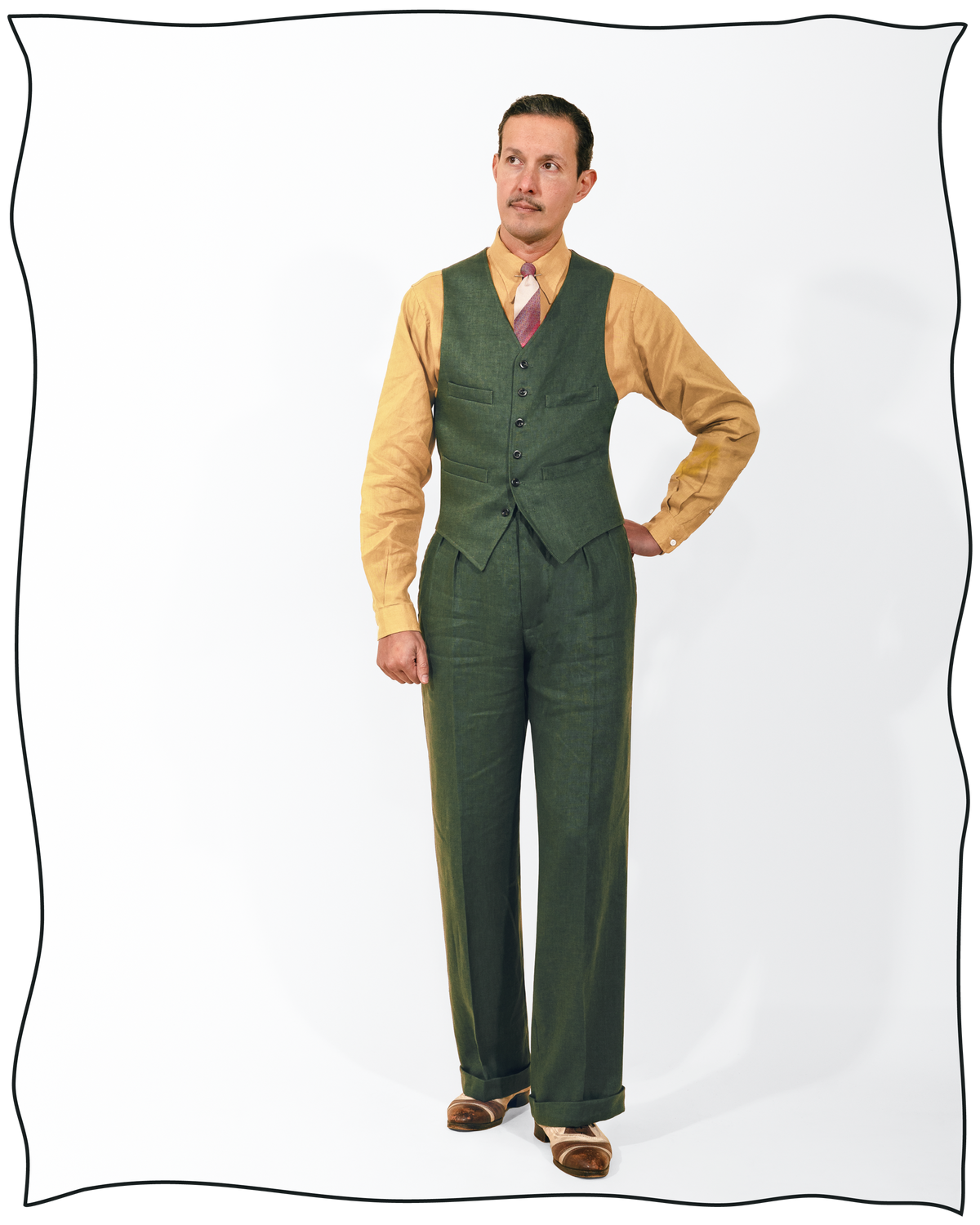 Palm Linen Ellington Trousers