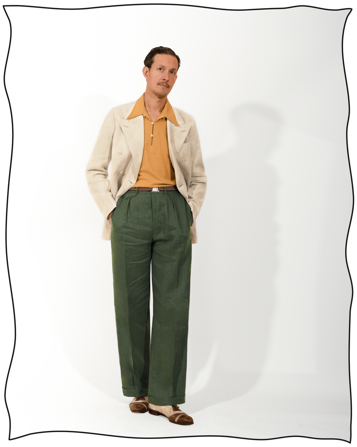 Palm Linen Ellington Trousers