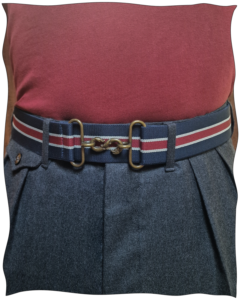 Navy Snake Belt