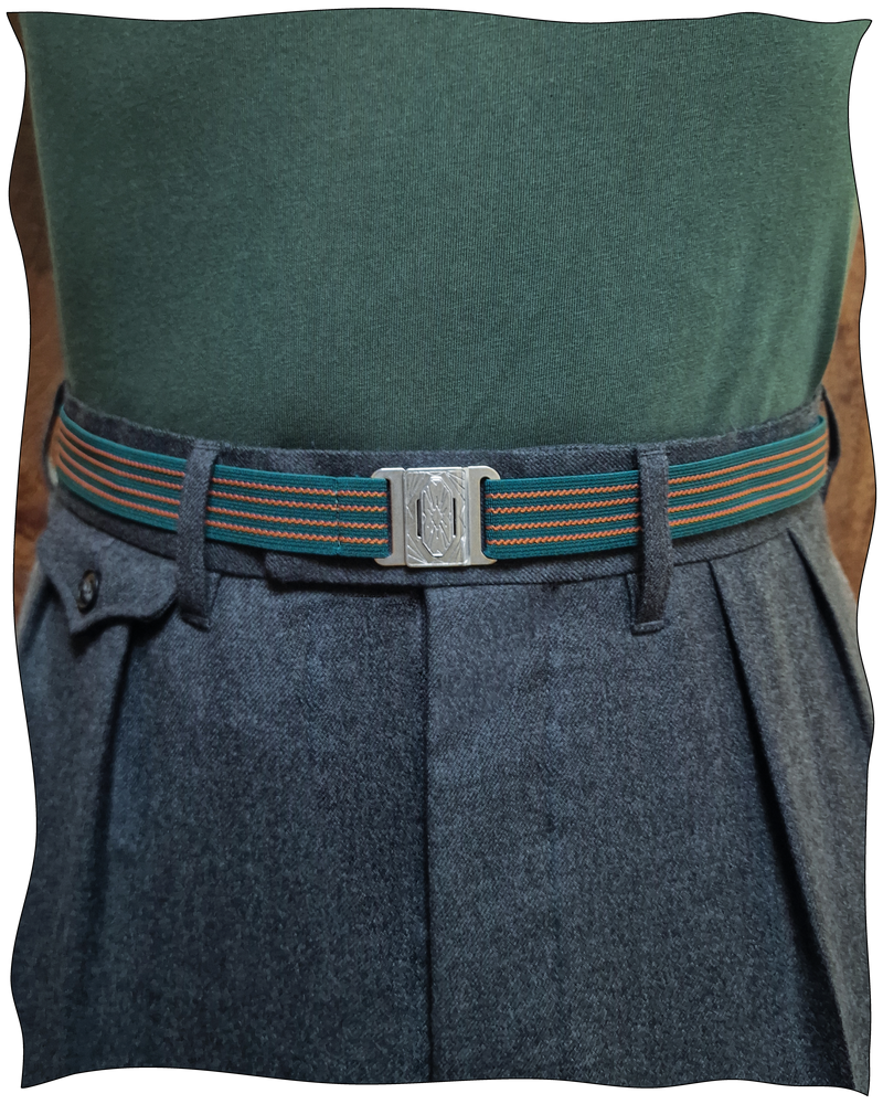 Bottle Green Deco Belt