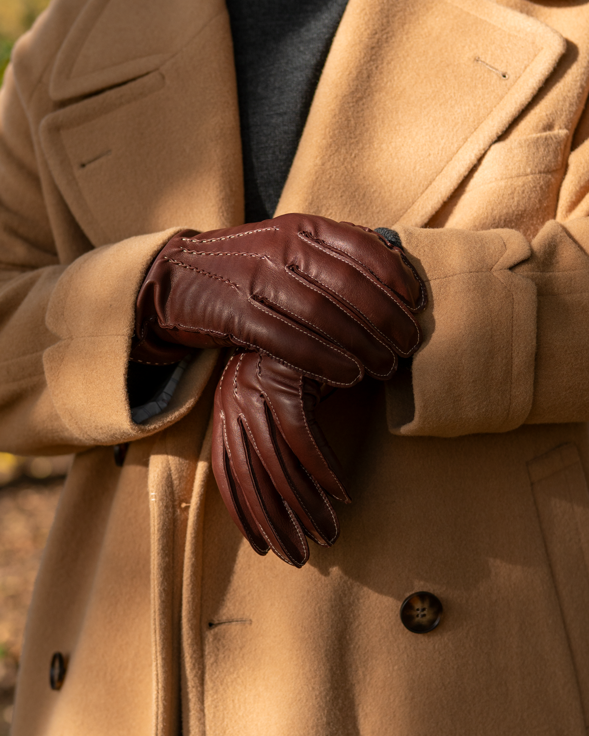 Dents x Cathcart English Tan Warminster Gloves