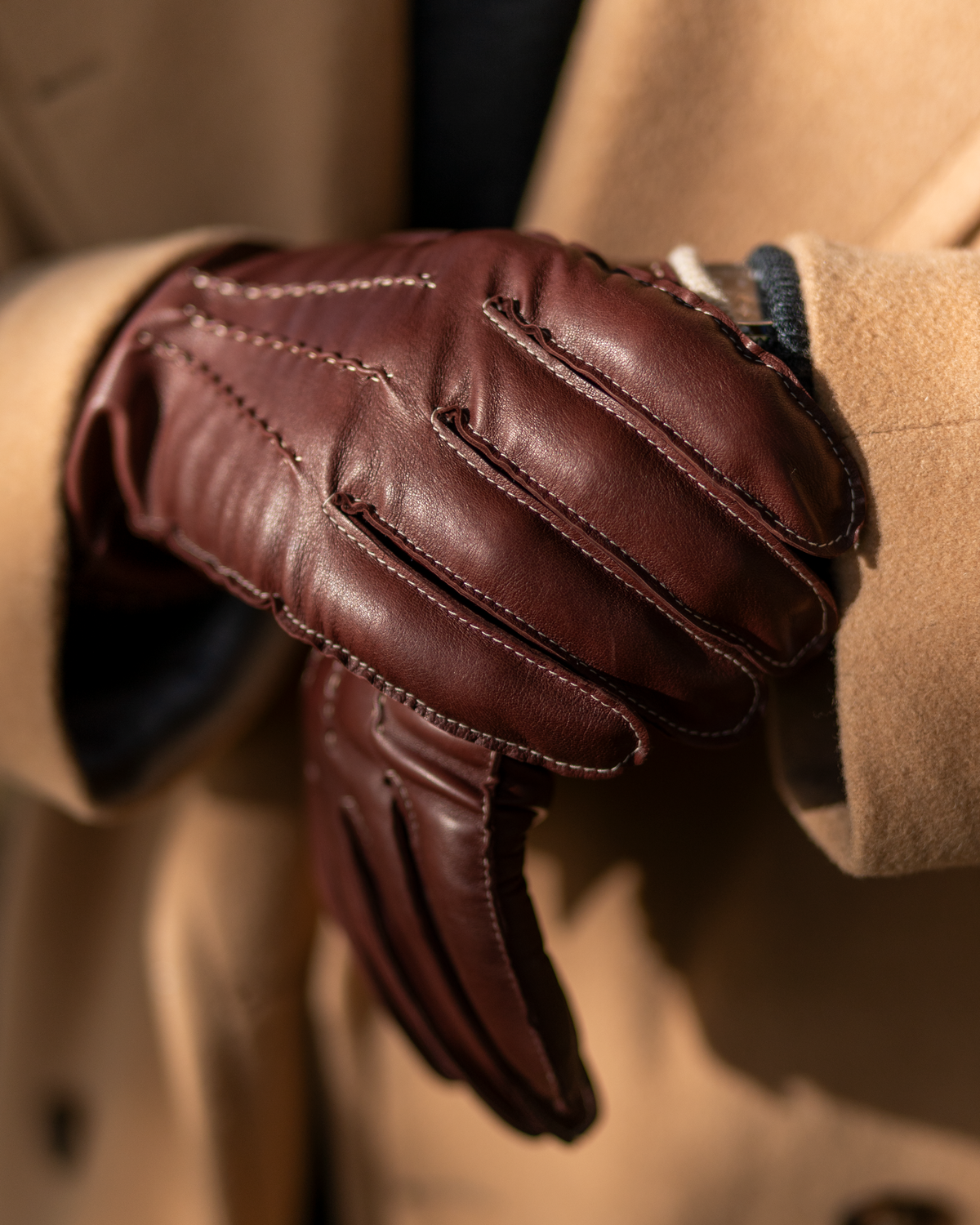Dents x Cathcart English Tan Warminster Gloves Dents x Cathcart English Tan Warminster Gloves