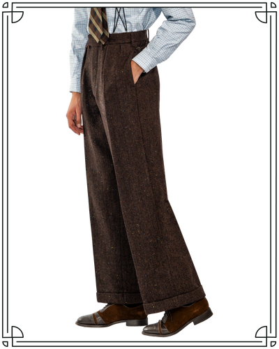 Chocolate Donegal Ellington Trousers