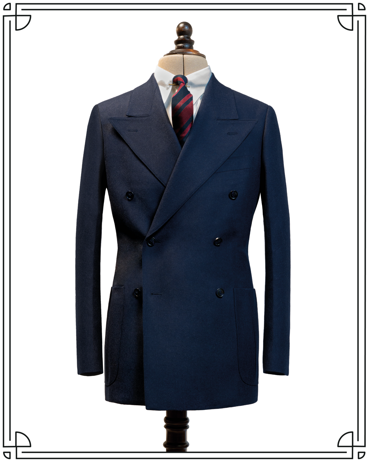 Navy Worsted King Cole DB Jacket