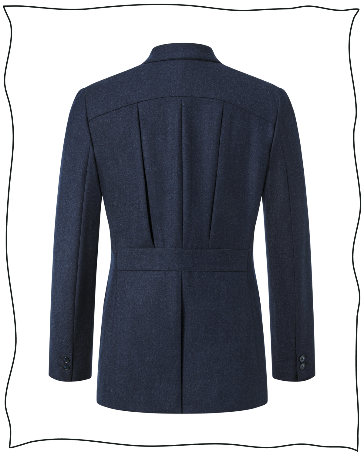 Navy Worsted King Cole DB Jacket