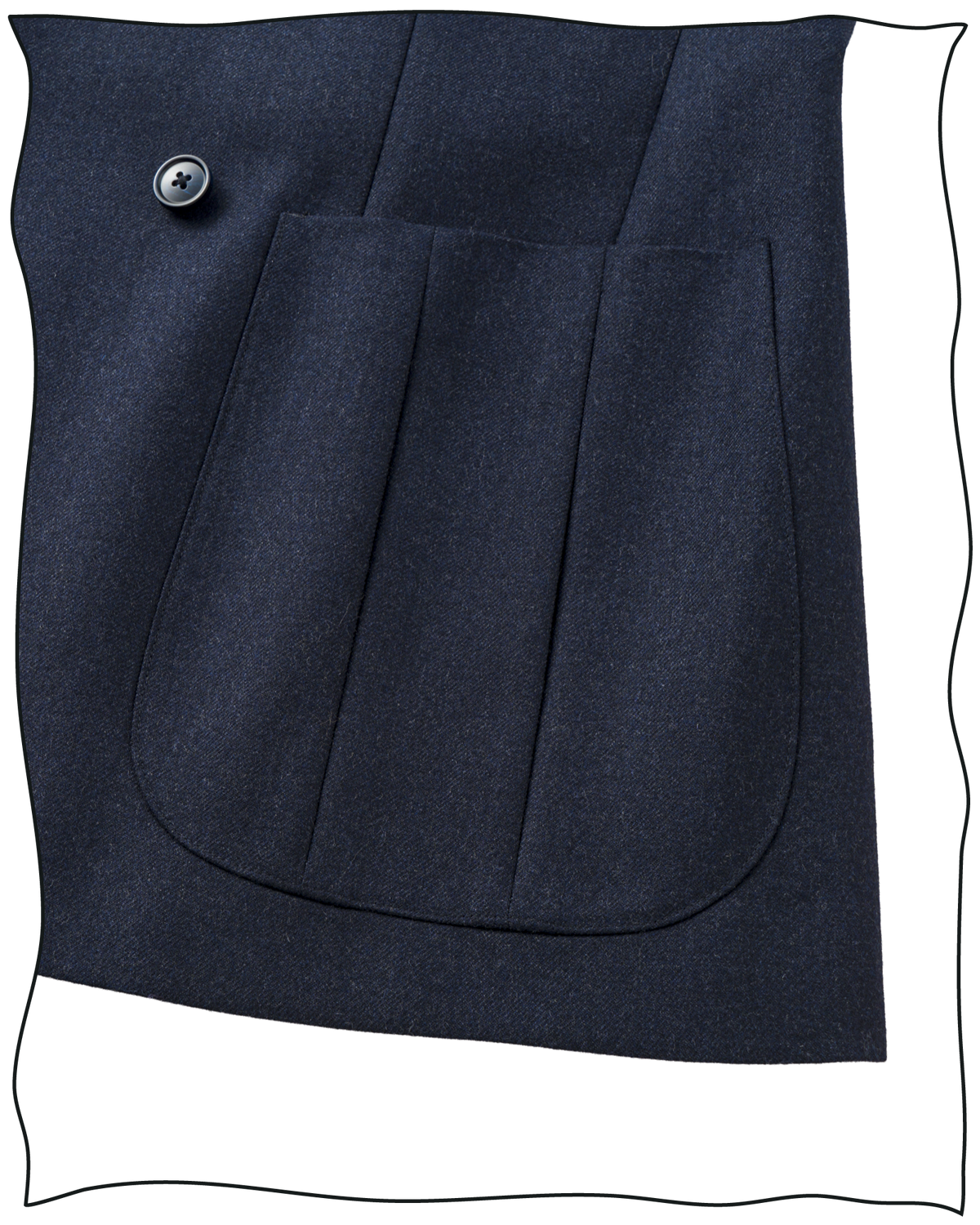 Navy Worsted King Cole DB Jacket