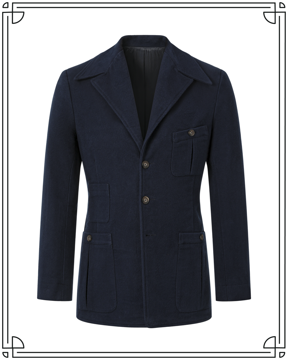 Navy Moleskin Artisan Jacket