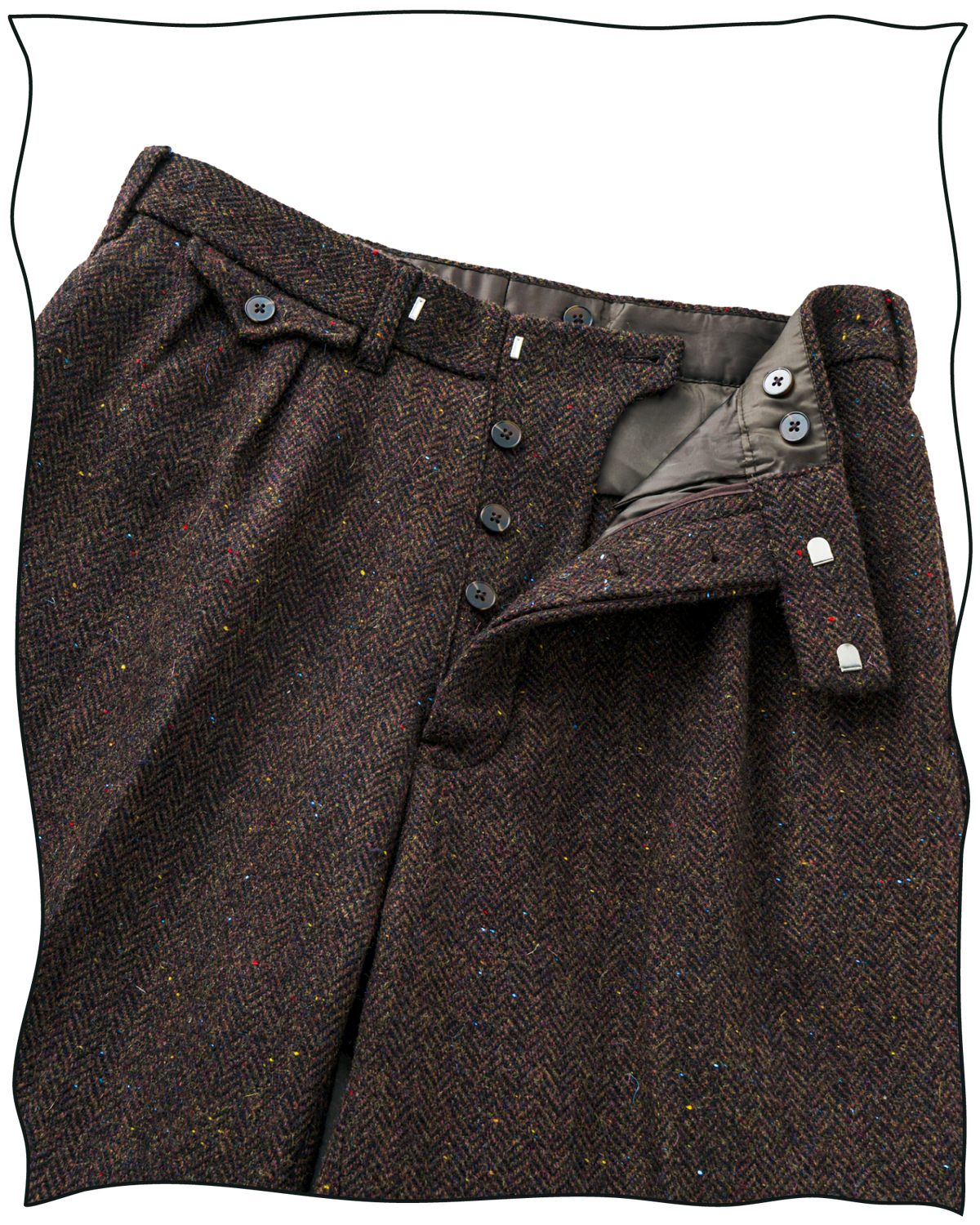 Chocolate Donegal Plus Fours