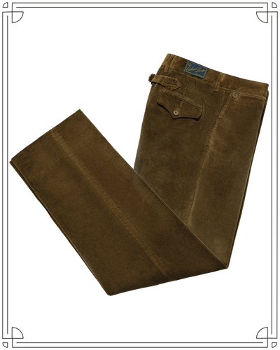 Golden Brown Corduroy Battle Trousers