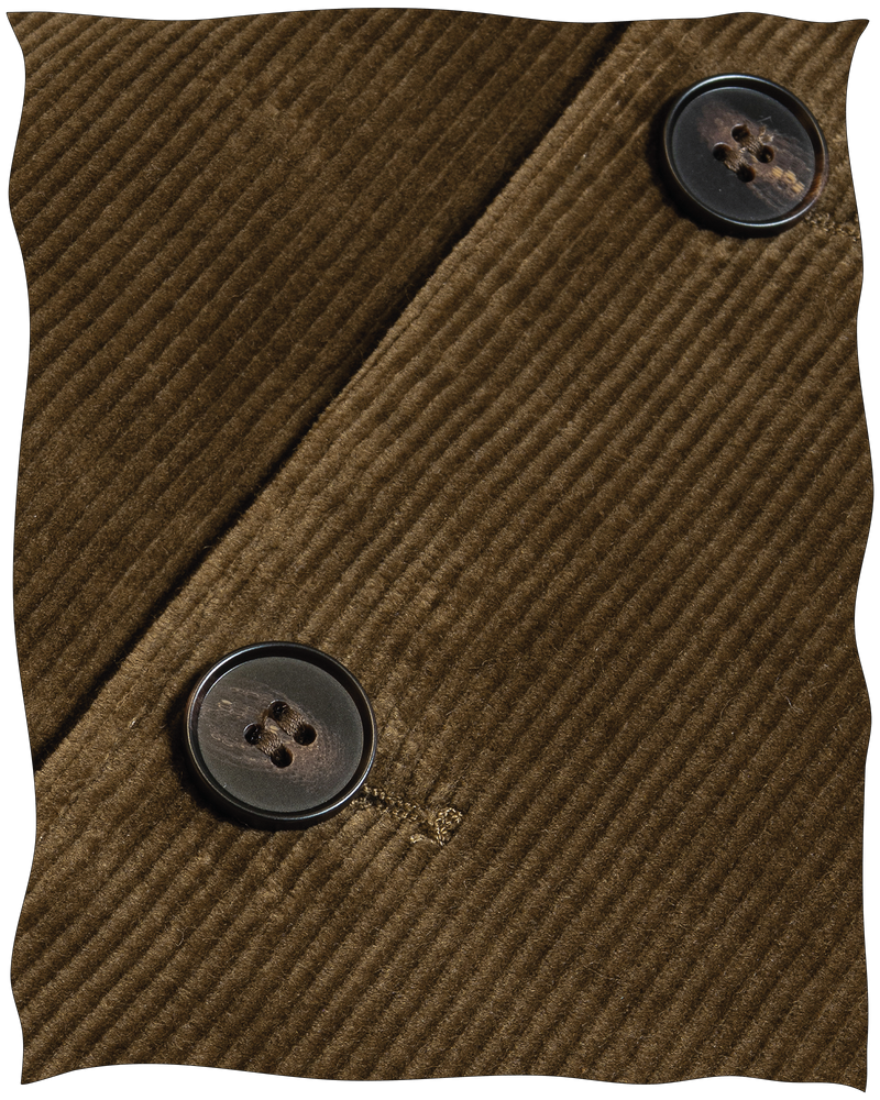 Golden Brown Corduroy Deck Jacket