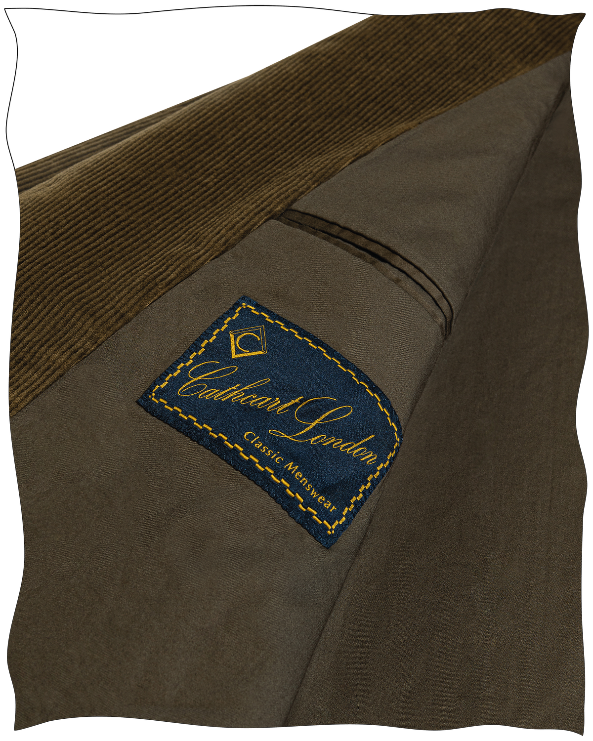 Golden Brown Corduroy Deck Jacket