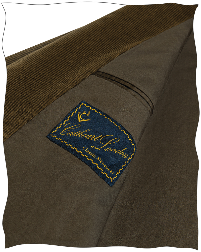 Golden Brown Corduroy Deck Jacket