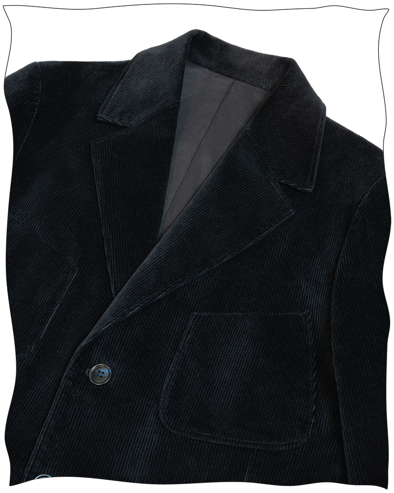 Midnight Corduroy Deck Jacket