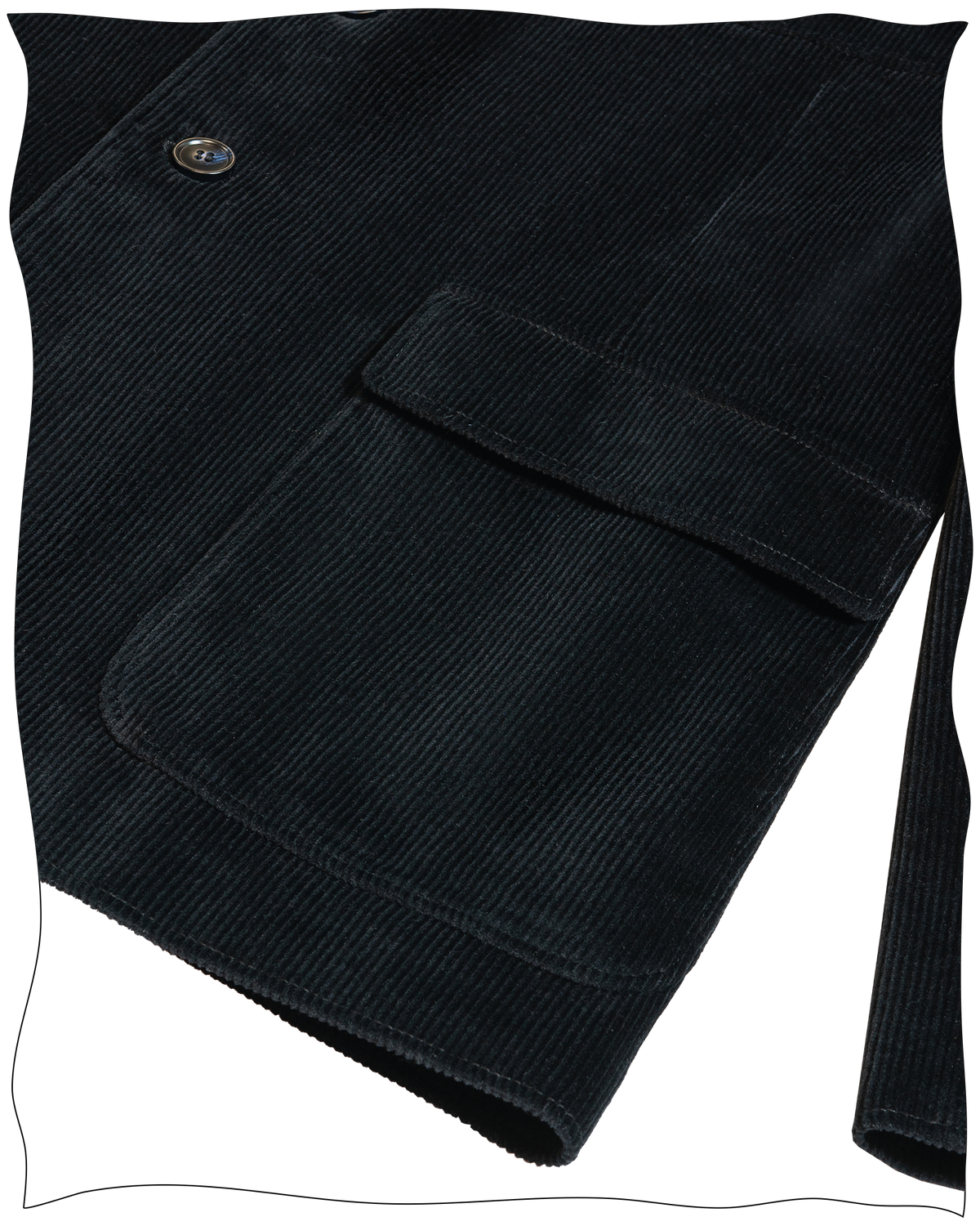 Midnight Corduroy Deck Jacket