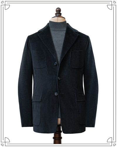 Midnight Corduroy Deck Jacket