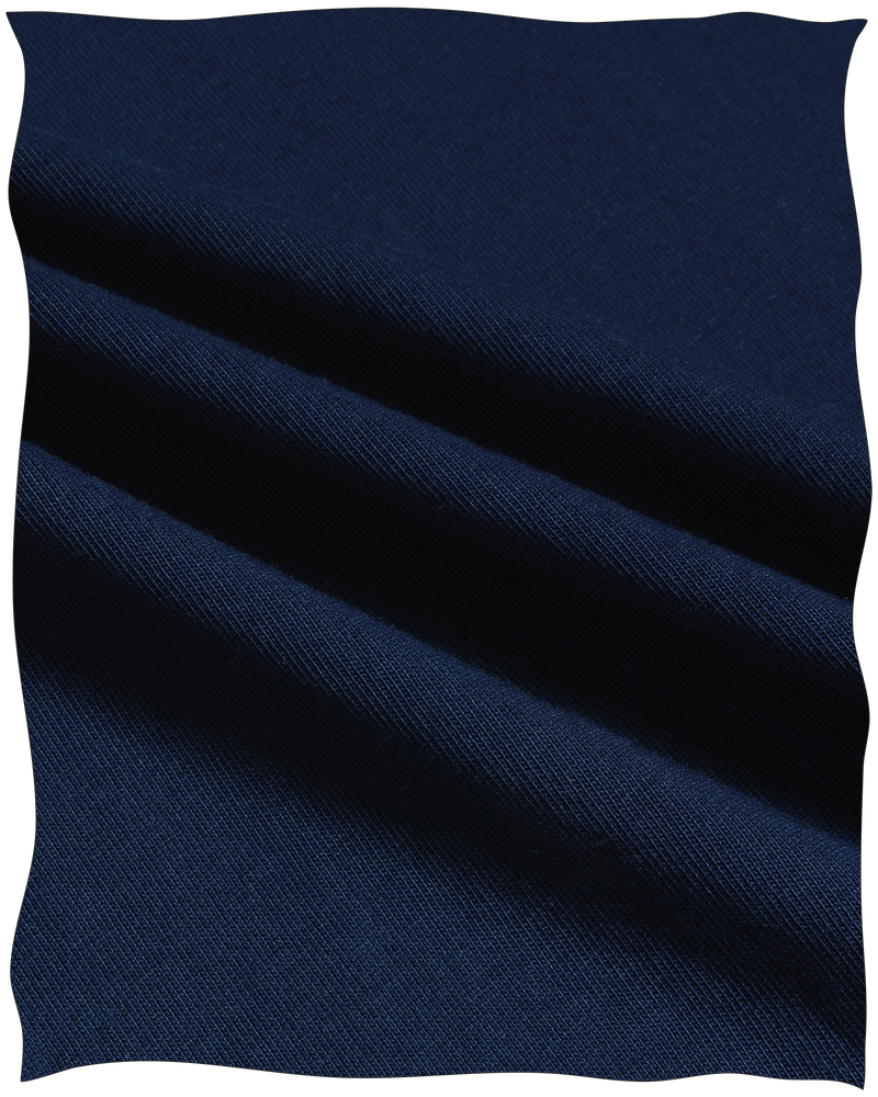 Cathcart London Men's Long Sleeve Polo in Heavy Cotton Fabric in Petrol Blue