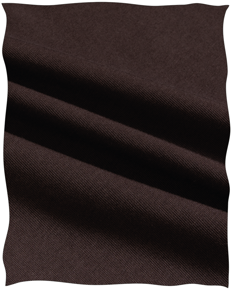 Cathcart London Men's Long Sleeve Polo in Heavy Cotton Fabric in Chocolate