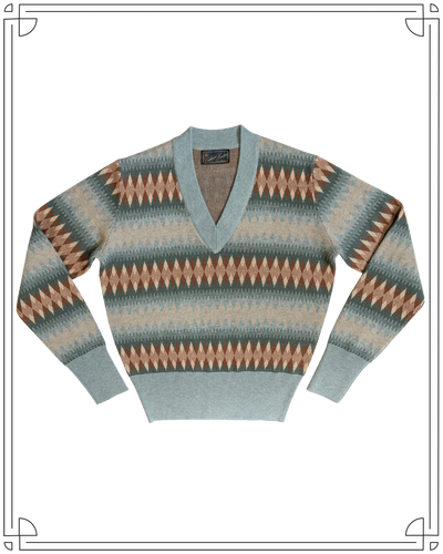Cathcart London Mens Merino Jazz Jumper