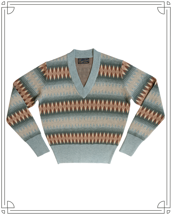 Cathcart London Mens Merino Jazz Jumper