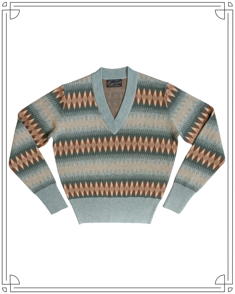 Cathcart London Mens Merino Jazz Jumper