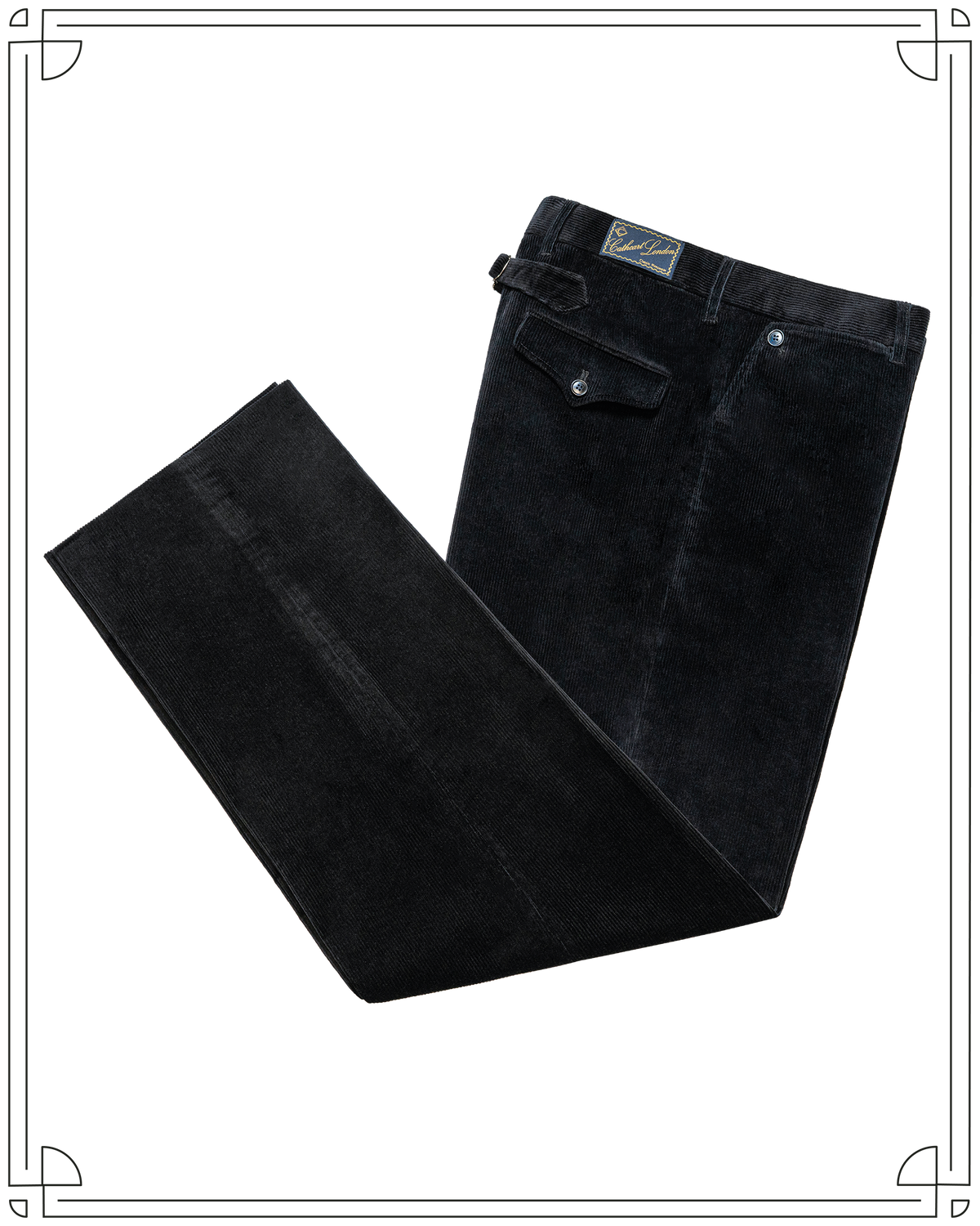 Midnight Corduroy Battle Trousers