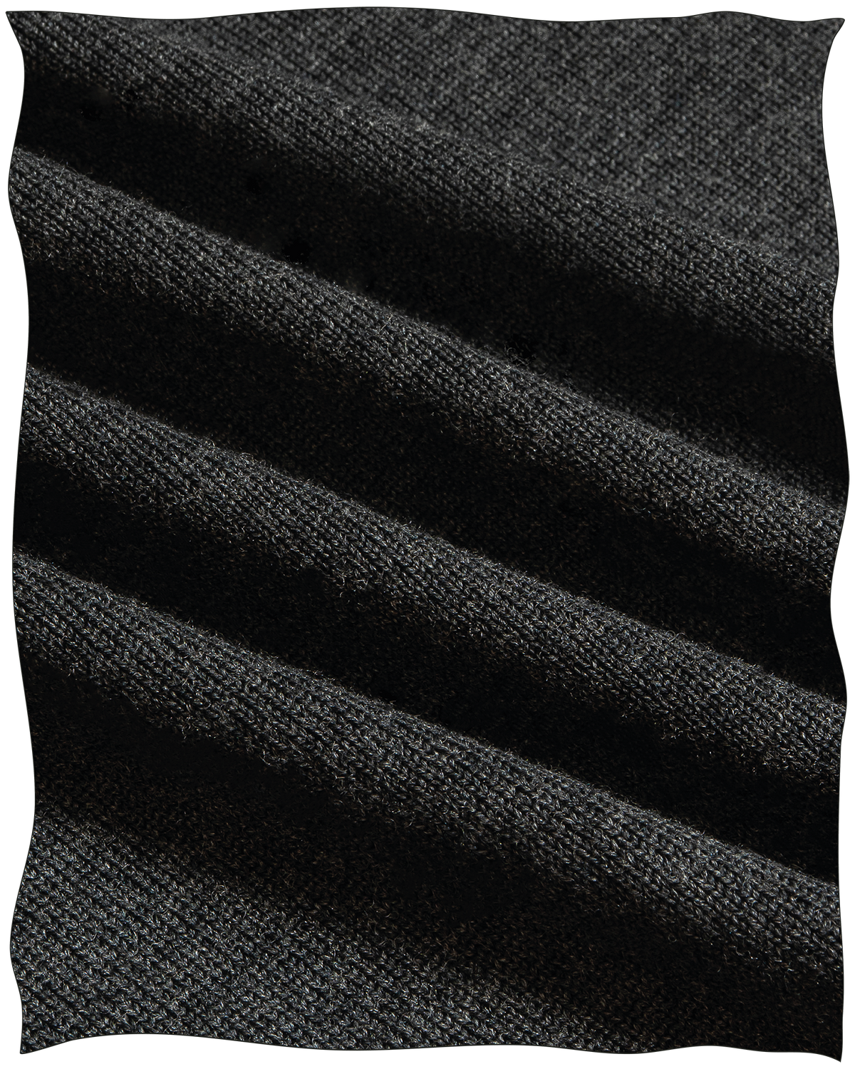 Cathcart London Merino Rollneck Jumper in Charcoal Merino Wool