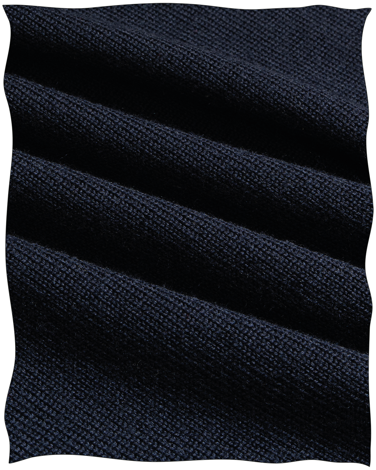 Cathcart London Merino Rollneck Jumper in Navy Merino Wool