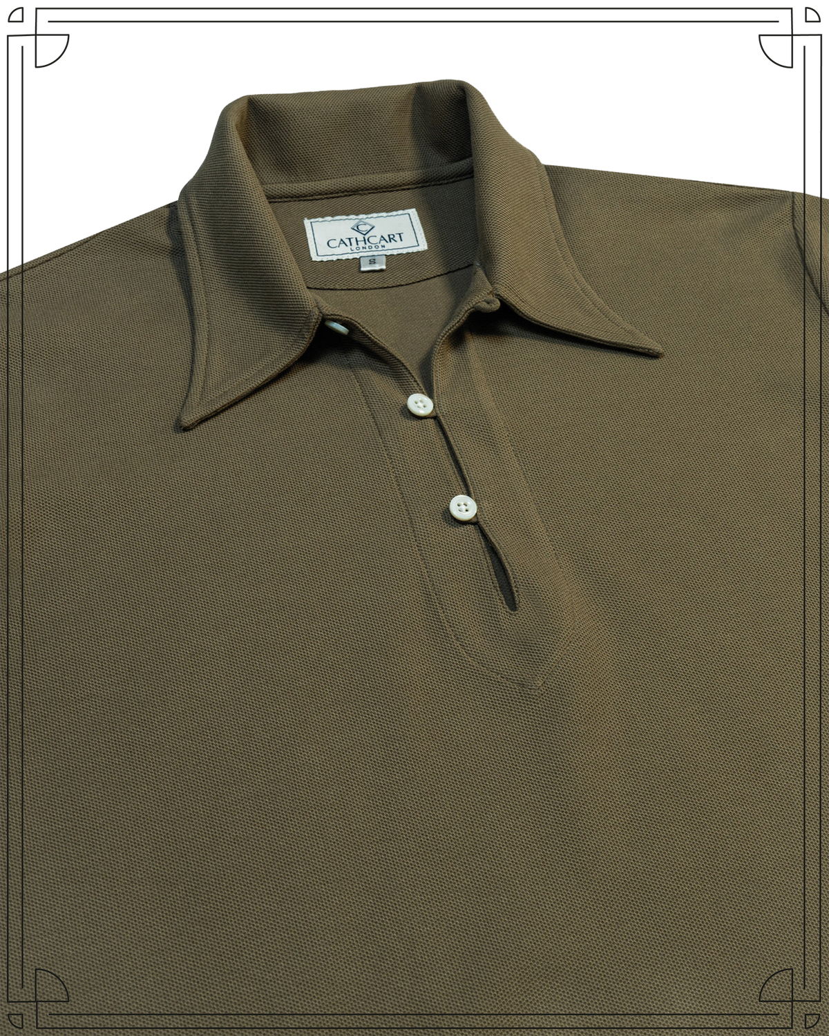Sample Olive Deco Polo Size M