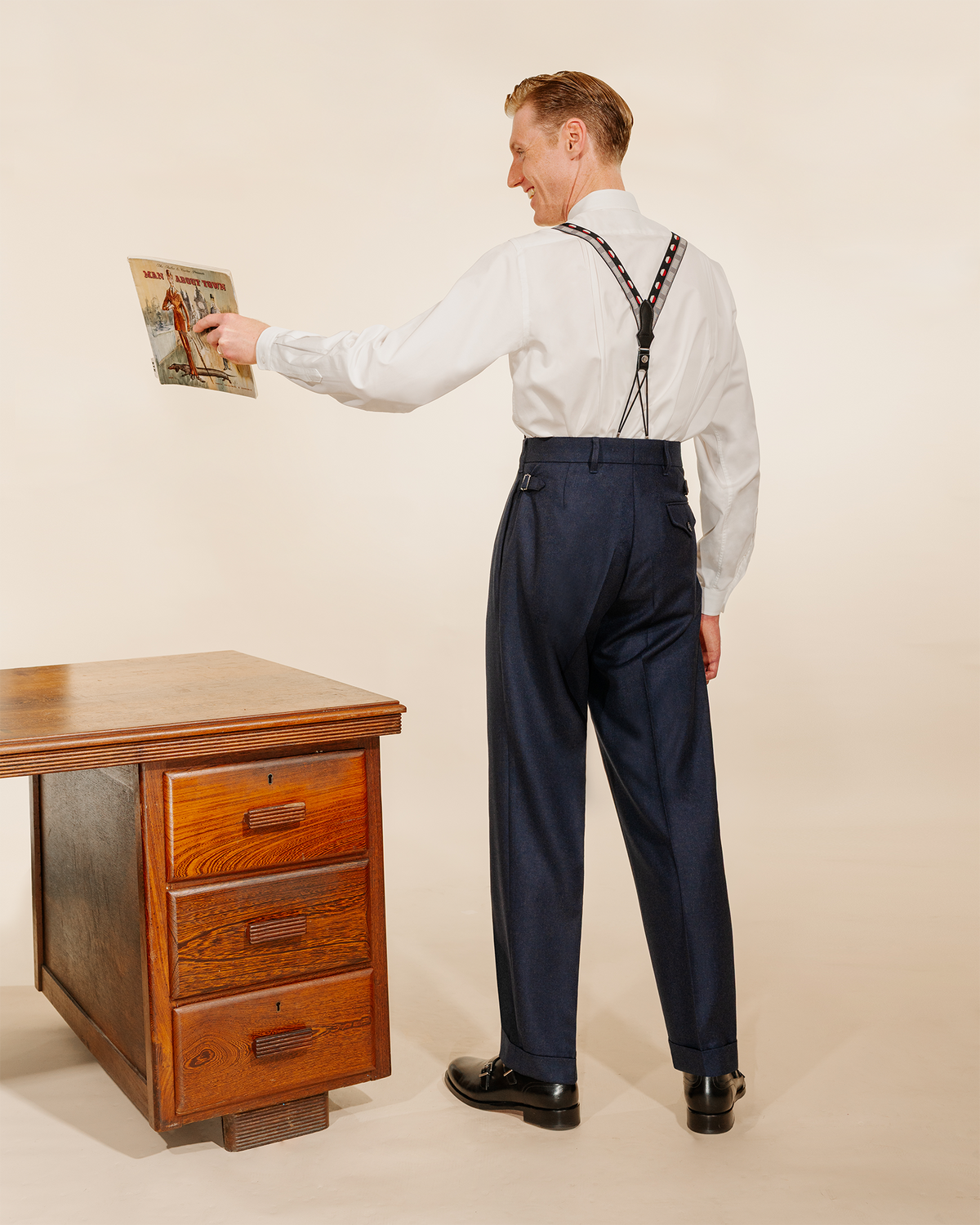 Worsted Astor Flannel Trousers