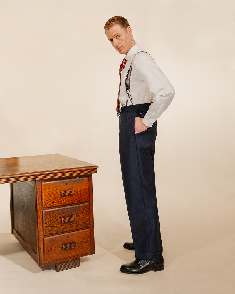 Worsted Astor Flannel Trousers