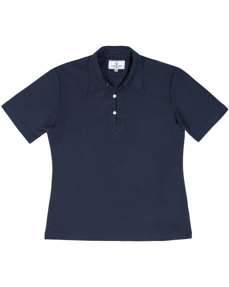 Euro Cotton Playera Tipo Polo Azul Marino Playera Tipo Polo Azul