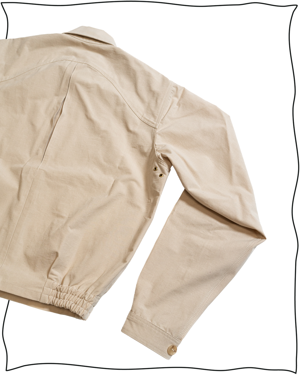Sample Cream Speedboat Jacket Size 38