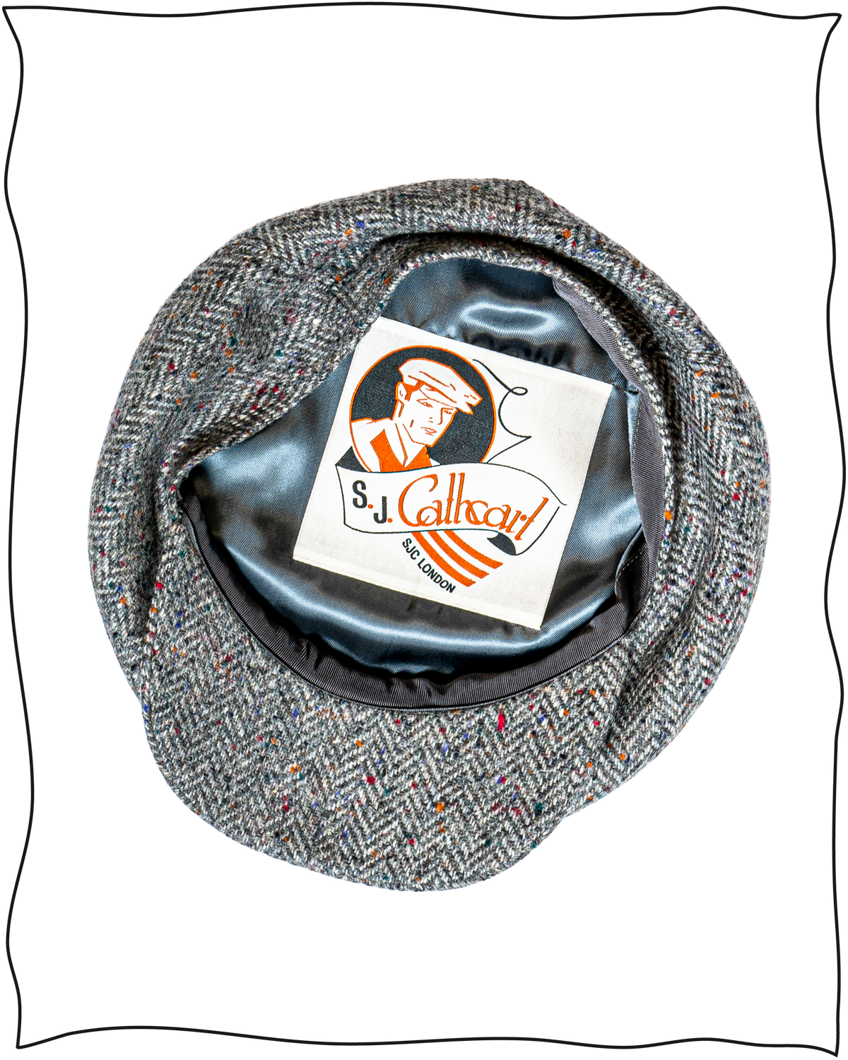 Sample Grey Donegal Cap Size 56
