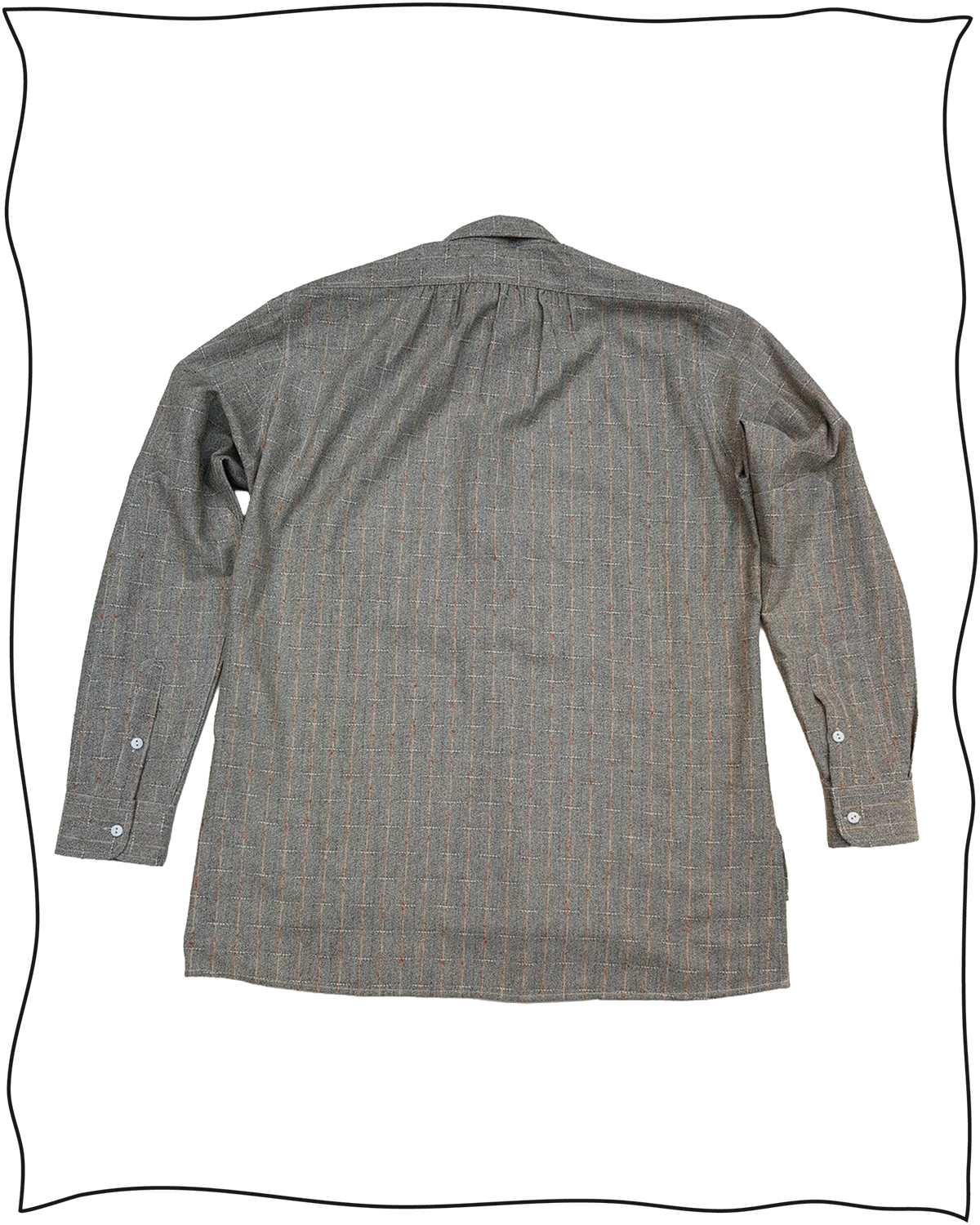 Sample Club Check Work Shirt Size 15.5