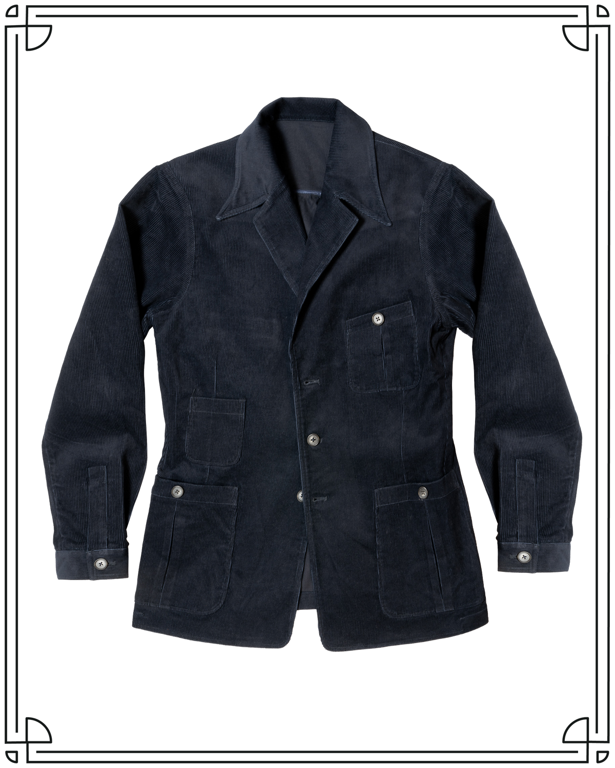 Sample Navy Corduroy Artisan Jacket Size 42