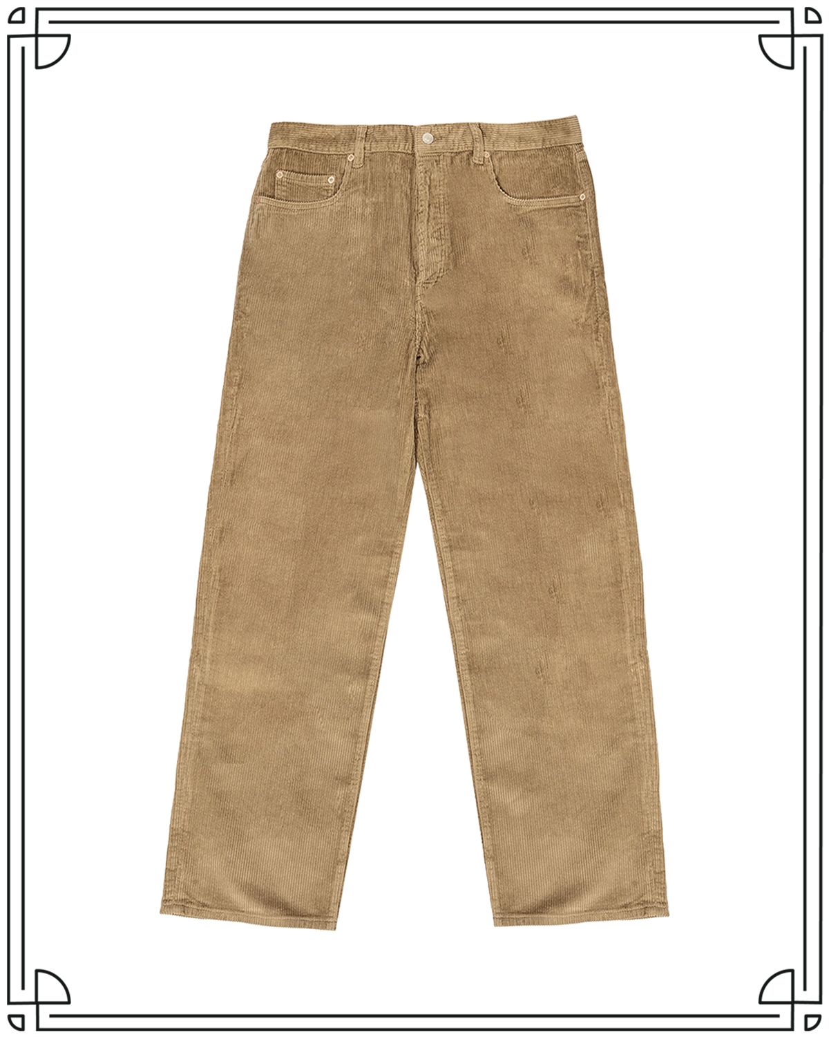 Sample Tan Corduroy Brakeman Jeans Size 32