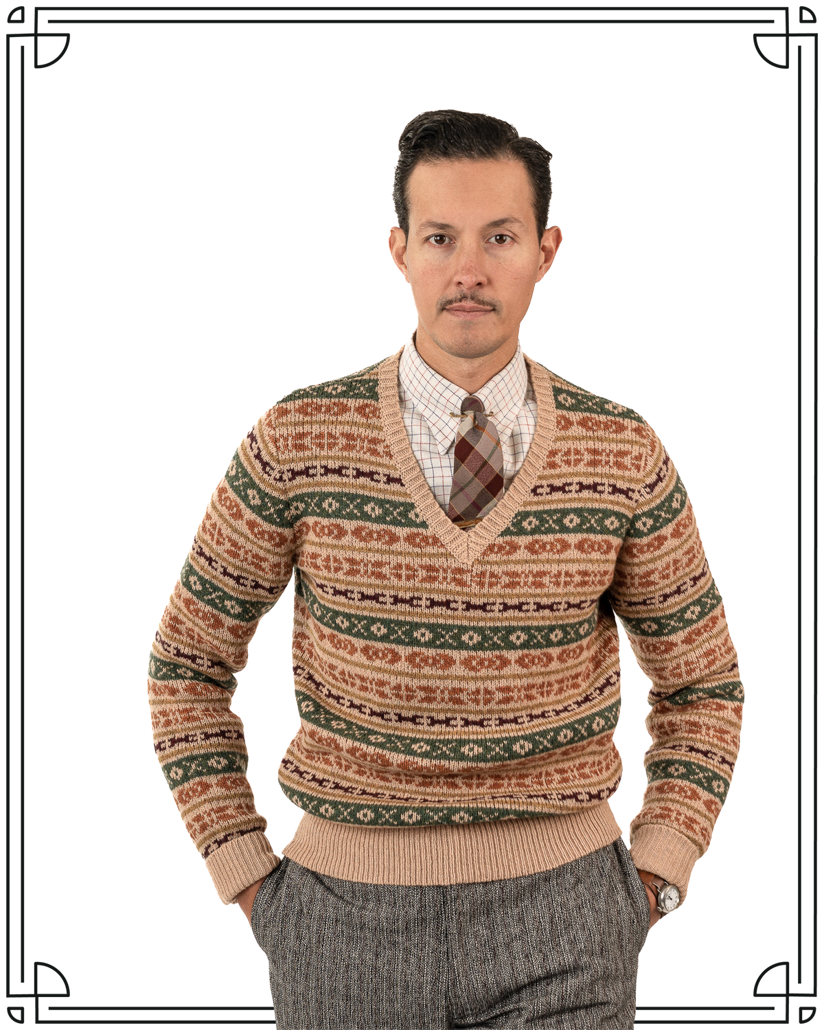 Sample Fair Isle Jumper Size L