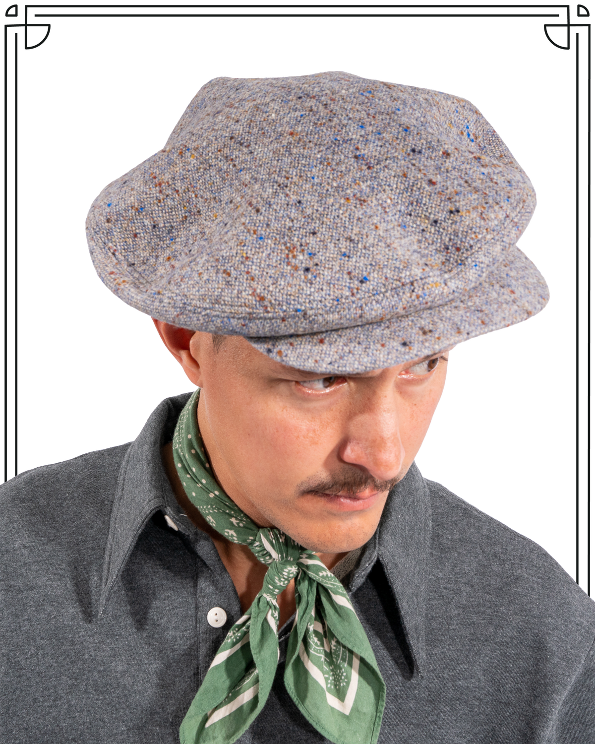 Sample Light Grey Donegal Cap Size 56