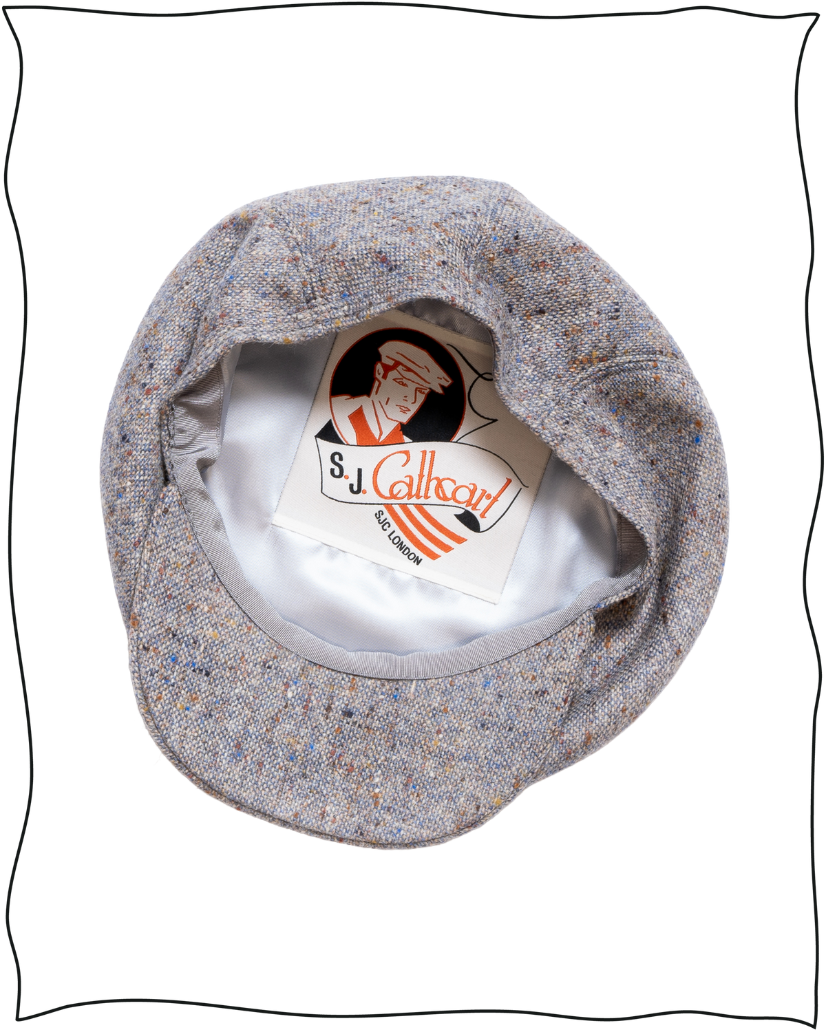 Sample Light Grey Donegal Cap Size 56